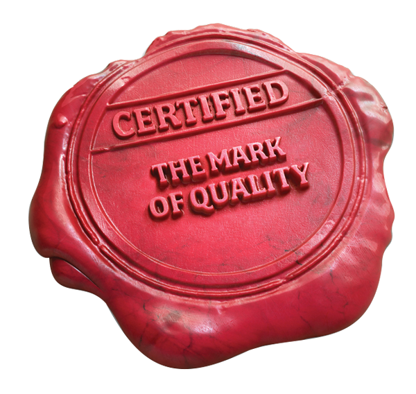 Excelsior Residentials mark of approval. Certified, The mark of quality